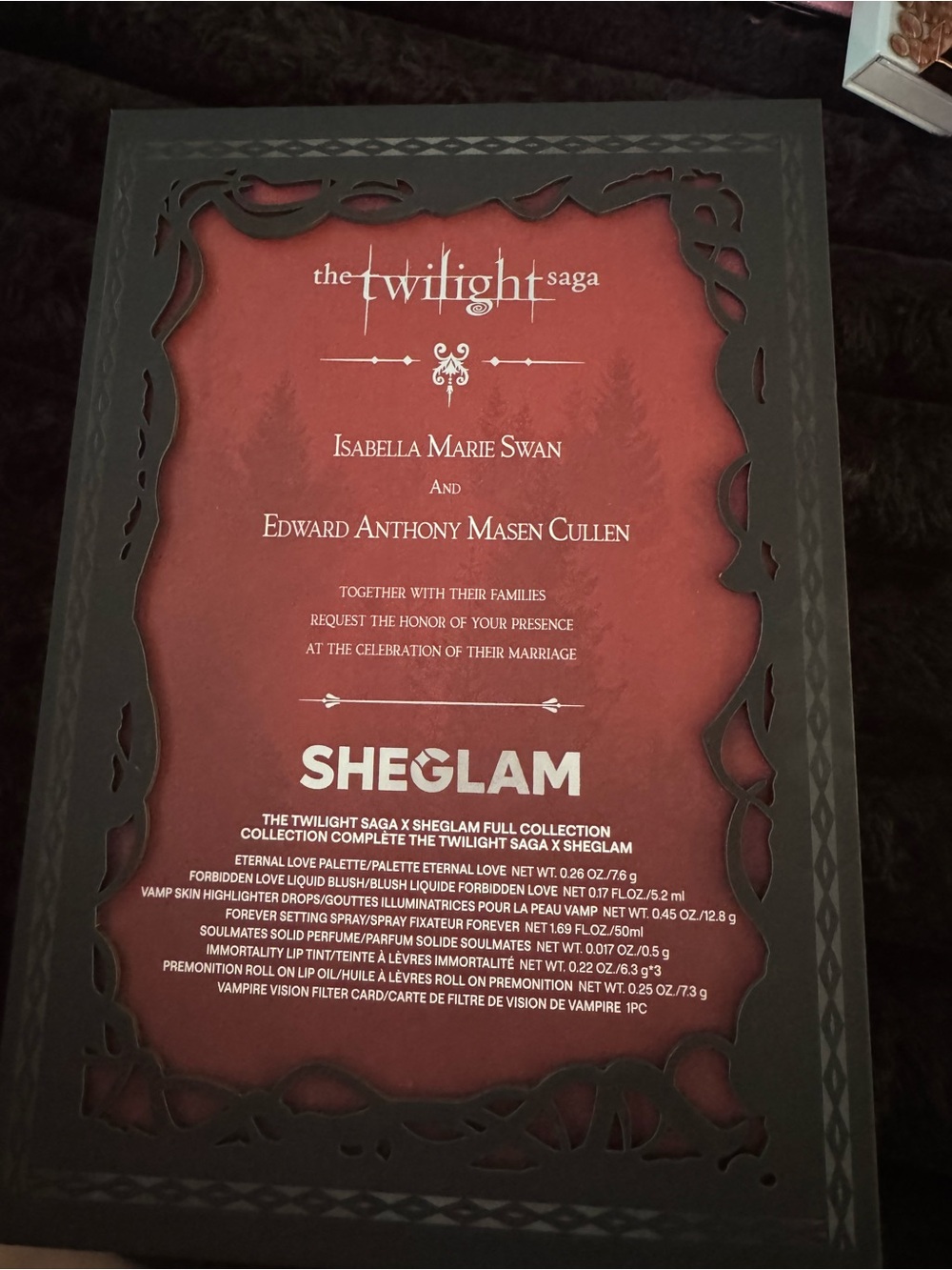 Sheglam x twilight makeup set